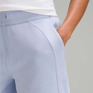 Light Blue Lululemon Scuba High-Rise Short 5”